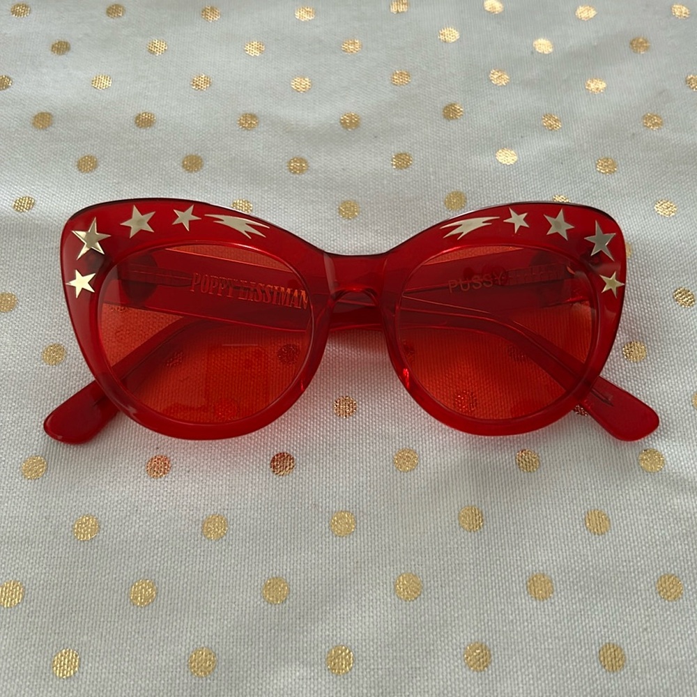 🌟Rare Poppy Lissiman Strawberry Stars Sunglasses